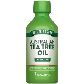 Nature's Truth Tea Tree Oil Pure | 2 oz | for Skin, Diffuser, and Aromatherapy | Australian Tea Tree Essential Oil | Non-GMO & Gluten Free