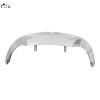 Unbranded Chrome Front Fender Mudguard Trim Tip For Harley FLHT