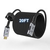 BAWIOFIAU USB c Braided Data Extension Cable 20ft/6M, USB c