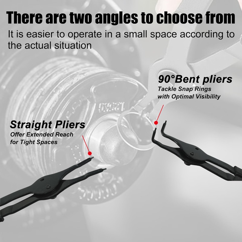 SGT Snap Ring Pliers Set,10 Pcs Internal & External Circlip