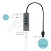 i-tec USB 3.0 Metal 3-Port USB HUB mit Gigabit Ethernet