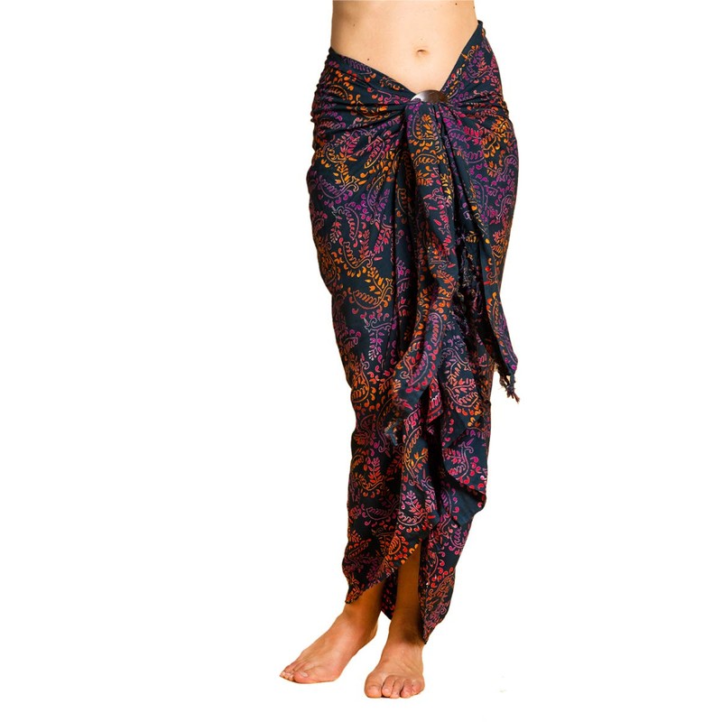 PANASIAM Sarong B022 Fern indigo, L