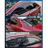 CXZHAZD Shatterproof in-Channel Rain Guards for Toyota Camry 2018-2024, Clip-on