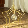 Star Pendant Lamp Fixture Strong Bearing Capacity Star Shaped Ceiling