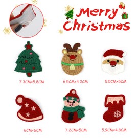 CHEERYMAGIC Christmas Hair Clips, 6PCS Santa Snowman Reindeer Hair Clip, Girls Hair Clips, Christmas Hair Clips Xmas Hairpins Xmas Hair Accessories for Party Christmas Girls Women Gifts A9SDFJ
