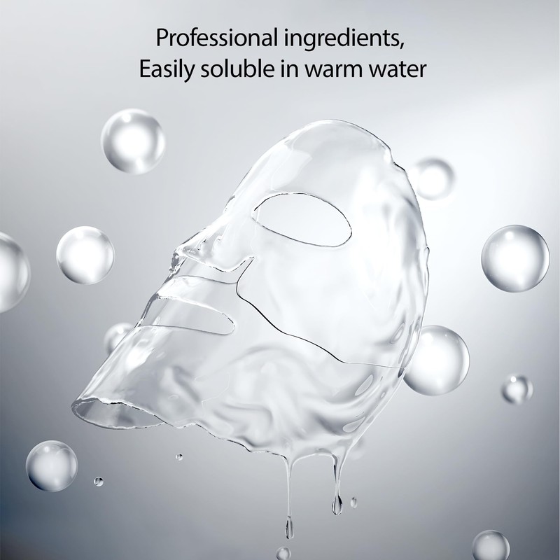 Lingmeier Lingmeier Collagen Face Mask, Real Collagen 80,000ppm for Elasticity,