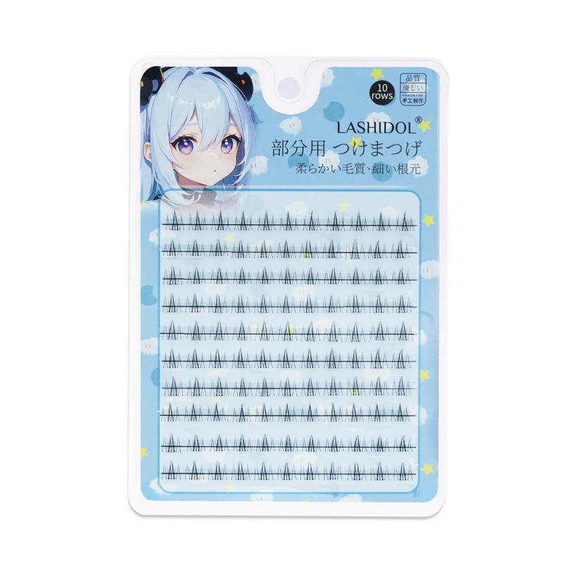 LASHIDOL Large Capacity Partial False Eyelashes, Partial False Eyelashes, False