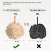 Fishent Esponja de Baño de Lufa, Paquete de 3 Esponjas