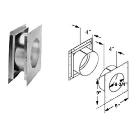 M&G DuraVent  DuraVent 46DVA-WTS DirectVent Pro Small Wall Thimble for 6-5/8 O.D.