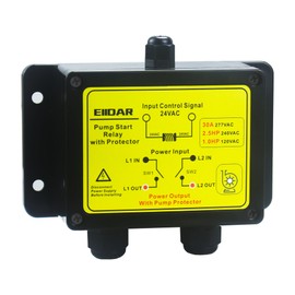 EIIDAR 30A Pump Start Relay with Surge Protector 1-2.5HP 120V/240V Sprinkler System
