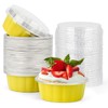 Beasea Aluminum Cups for Baking, 8oz 50 Pack Disposable Ramekins