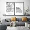 upsimples 27x40 in Poster Frame Black 3 Pack, Scratch-Proof Picture