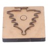 Leather Cutting Die Christmas Tree Shape Punch Cutter Craft Mould