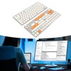 138 Keys Mechanical Keyboard Keycaps Heat Lifting Process Ergonomic PBT