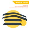 PLDDE Window Visor Rain Guards Compatible with 1999-2016 Ford F250/F350/F450