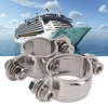 Swivel Clamp 360° Marine Grade Stainless Steel 316 Yacht Fishing