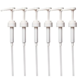 Industrial Gallon Pump Dispensers - Heavy-Duty Leak Proof for Commercial & Household Use - Plastic Pump for Gallon Jug – BPA Free Plastic. Fits on Both 1/2 Gallon and 1 Gallon Bottles (6)