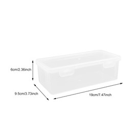 HEMOTON Recipiente De Plástico Para Pan Contenedor De Almacenamiento De Pan Caja Para Pan Caja Transparente Para Guardar Pan Soporte Hermético Para Pan Organizador De Tostadas Para