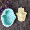 Hamsa Lotus in The Palm Silicone Soap Mold Khamsah Hamsa