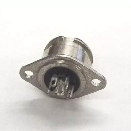 Switchcraft 60HA4F, 4-Pin DIN Female Panel Mount Connector for Locking Plug