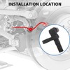 JUEDIMA ABS Wheel Speed Sensor Fits Front/Rear Left, Compatible with