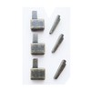 3 Sets #12 Metal Zipper Retainer Box and Insertion Pin,Zipper
