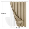 Craidlela 3 in 1 Shower Curtain Set, Beige Waffle Shower