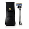 5 Blade Razor with Pivot Ball technology-All Chrome Diamond Pattern