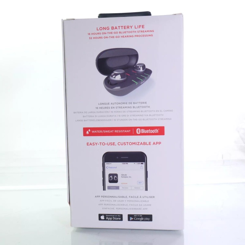 Nuheara IQbuds NU317 Intelligent Truly Wireless Earbuds. new.NEVER OPENED