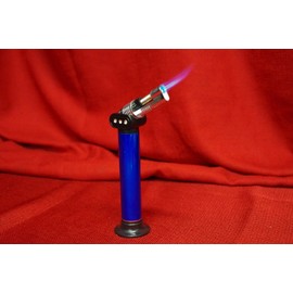 A.A.E. - Jet Torch Butane Refillable LighterBLUE for Camping Hunting Grilling Cooking, Soldering