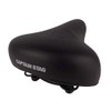 Captain Stag Y-7363 Bicycle Saddle, Soft Saddle, Black, Width 8.9