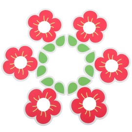 50pcs Shape Lollipop Holders Kids Party Favors Candy Holder Cards for Children Student Party Supplies