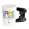 Puckator GAME OVER Gamecontroller geformter Henkel Tasse aus Dolomit-Keramik