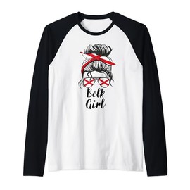 Belk Girl, Alabama Women USA Raglan Baseball Tee