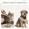 2 Pcs Cat Dog Comb, Dog Grooming Combs for Grooming