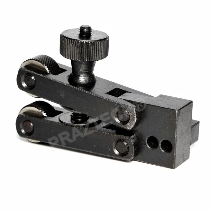 PRAZTECH® Quality Diamond Knurling Tool Precision Mini V-Clamp 5-20 mm