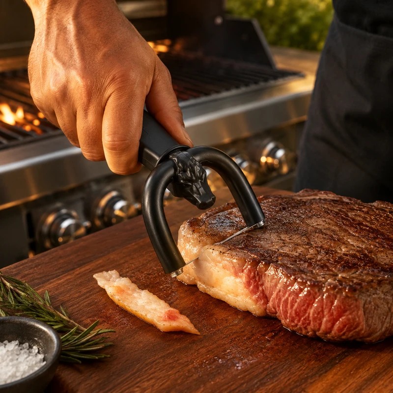 Handheld Meat Slicer for Beef & Pork – Black Manual