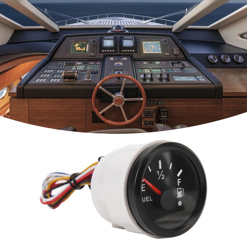 2in Fuel Level Gauge Colorful Backlight Fuel Level Meter for