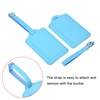 sourcing map Luggage Tag PU Holders, 12x7cm Baggage Label Identifier
