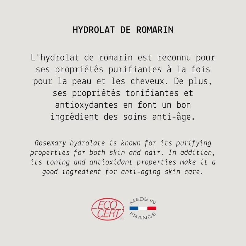 Hydrolat by Rosemary Organic Cosmetics - MY COSMETIK - 500