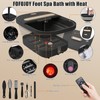 FOFOJÔY Collapsible Foot Spa Bath with Massager and Heat and