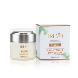 Trevo Peptide Brightening Day Cream, Advance Brightening & Anti Aging Moisturizer With Natural Peptides, EAA (Advanced Vitamin C) & Tranexamic Acid, Fights Dullness & Dark Spots, 50g/ 1.8oz