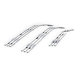 APS Compatible with Chevy SSR 2003-2006 Main Upper Lower Bumper Billet Front Grill Grille Insert Combo C65788A
