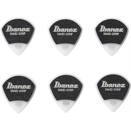 Ibanez PPA18HSGWH Grip Wizard Series Sand Grip Pick [HEAVY] Anti-Slip Material 6 Pack White