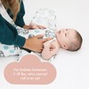 SleepingBaby Zippy Swaddle - Baby Swaddle Blankets with Convenient Bottom