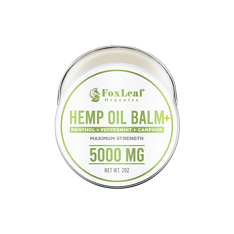 Hemp Oil Balm with Arnica, Camphor, Menthol & Peppermint, Herbal
