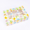 evelay Easter Cupcake Boxes 6 Hole Muffin Treat Box With