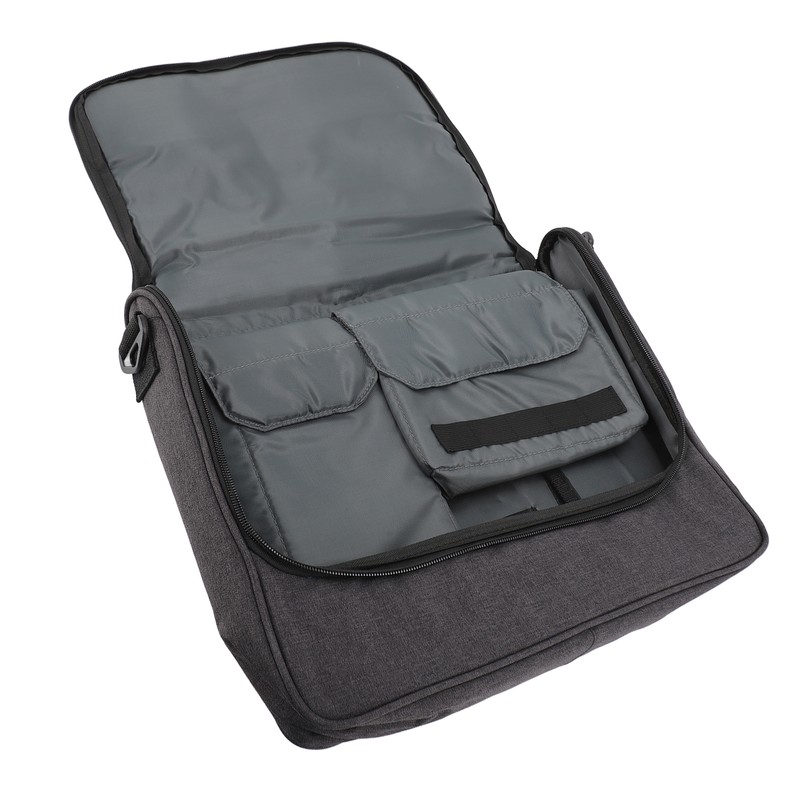 Console Carrying Case Large Capacity Multifunction Grey Travel Storage Bag