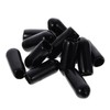 WOONEKY Headwear Supply 100pcs Rubber End Caps for Hair Band