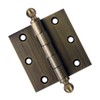 Embassy Door Hinge Solid Brass - 3 x 3 Inch,